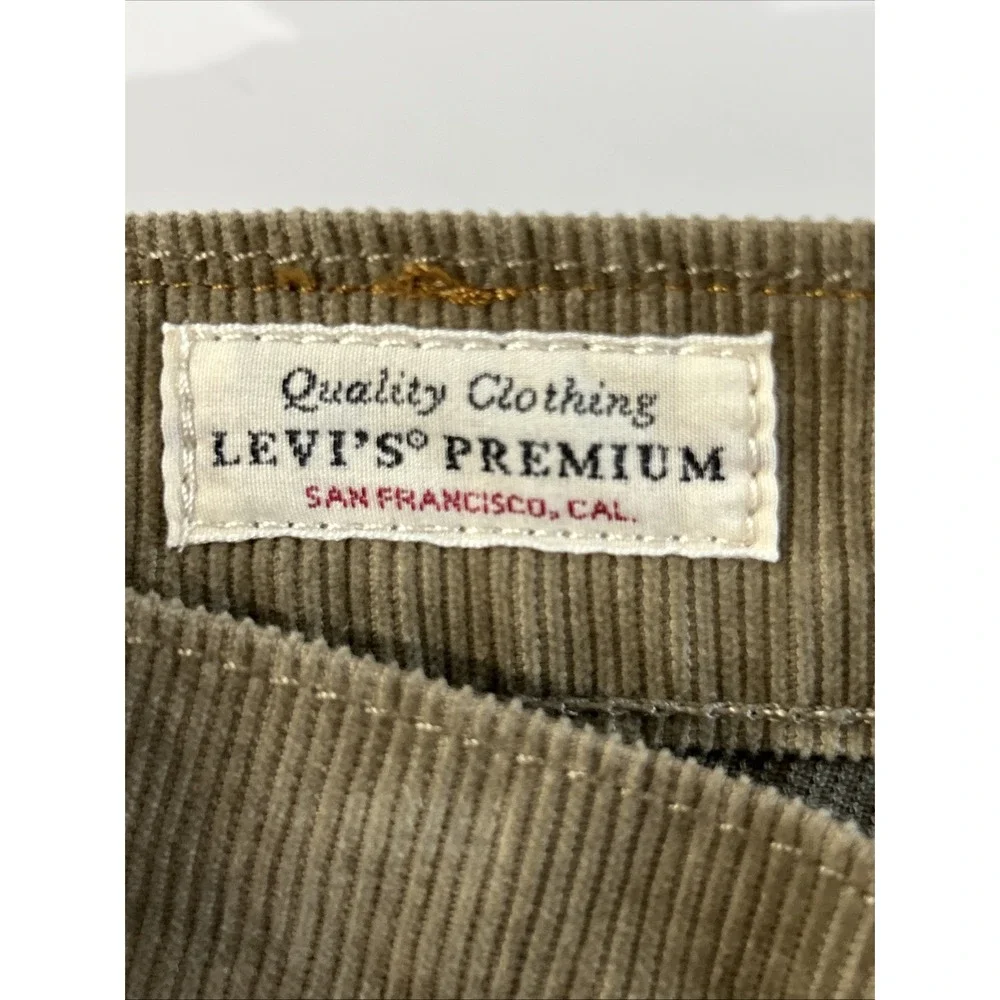 Mens Levis 511 Slim Fit Premium Corduroy Pants Sz 32 32x30 Cords